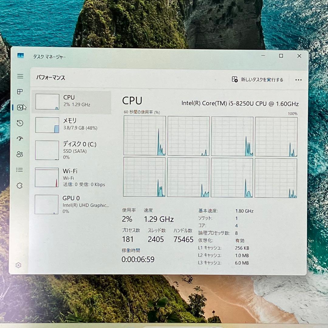美品 Let'snote Win11 8世代i5/RAM8GB/SSD256GB
