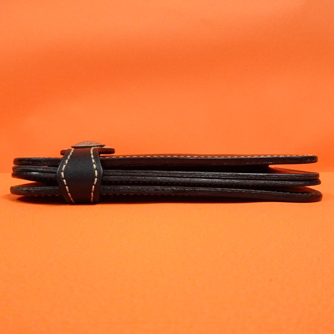 KC's レザーロングウォレット ブラック コンチョ 日本製