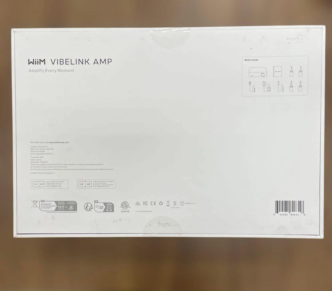 10658新品　WiiM Vibelink Amp アンプ スペースグレー