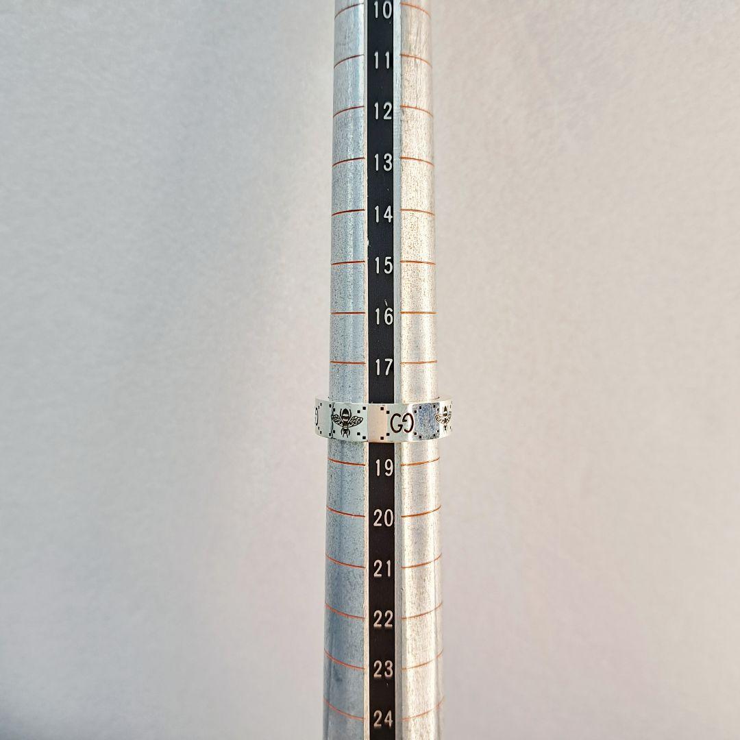 GUCCI　GGビー リング ハチ ロゴ SV925 シルバー