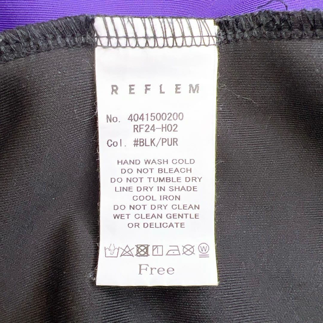 美品✨レフレム BIG切り替えセーラーカラージャージ パープル