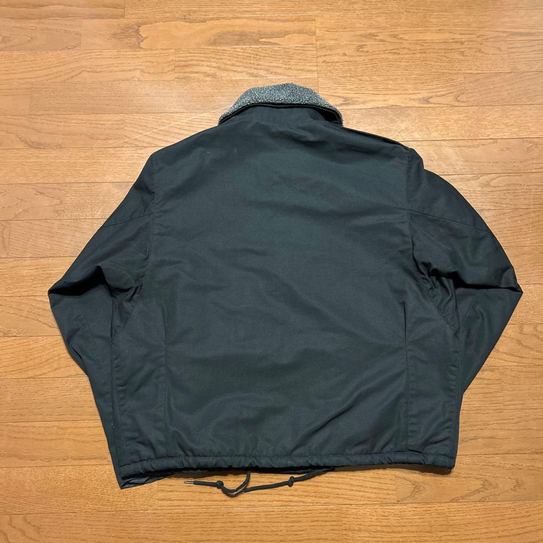 専用‼️FRED PERRY フリースボア ブラック ジャケット M デッキ