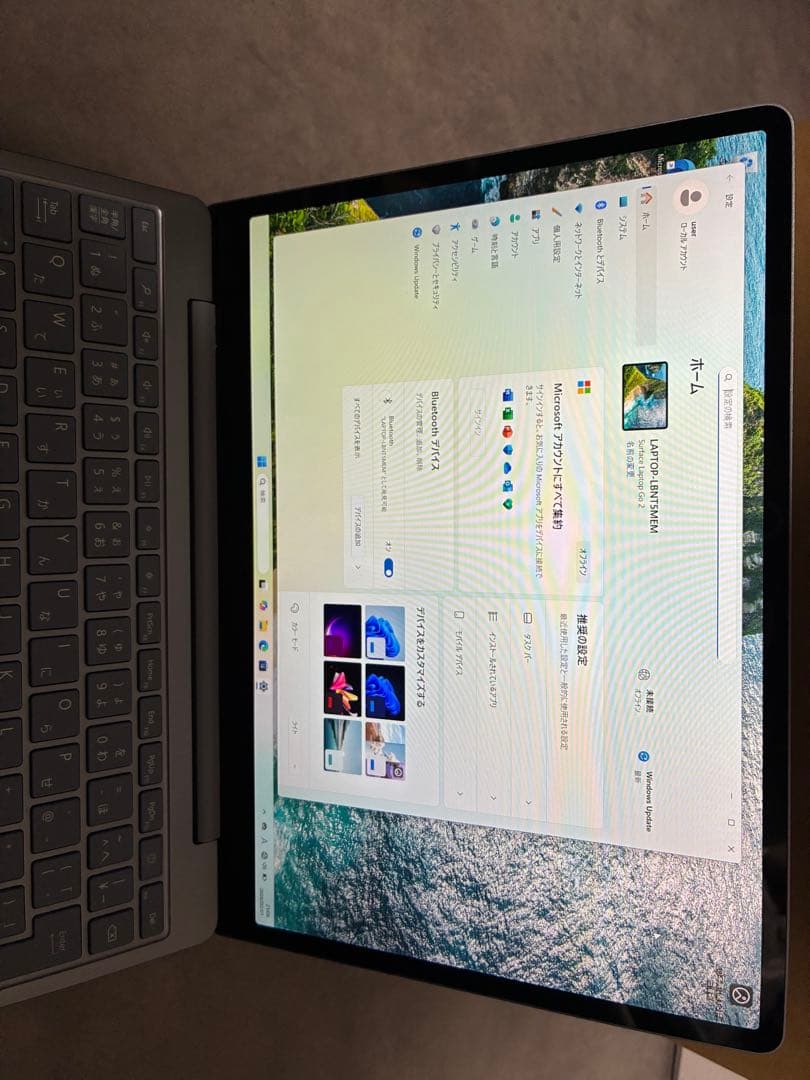 Microsoft Surface Laptop Go 2 アイスブルー