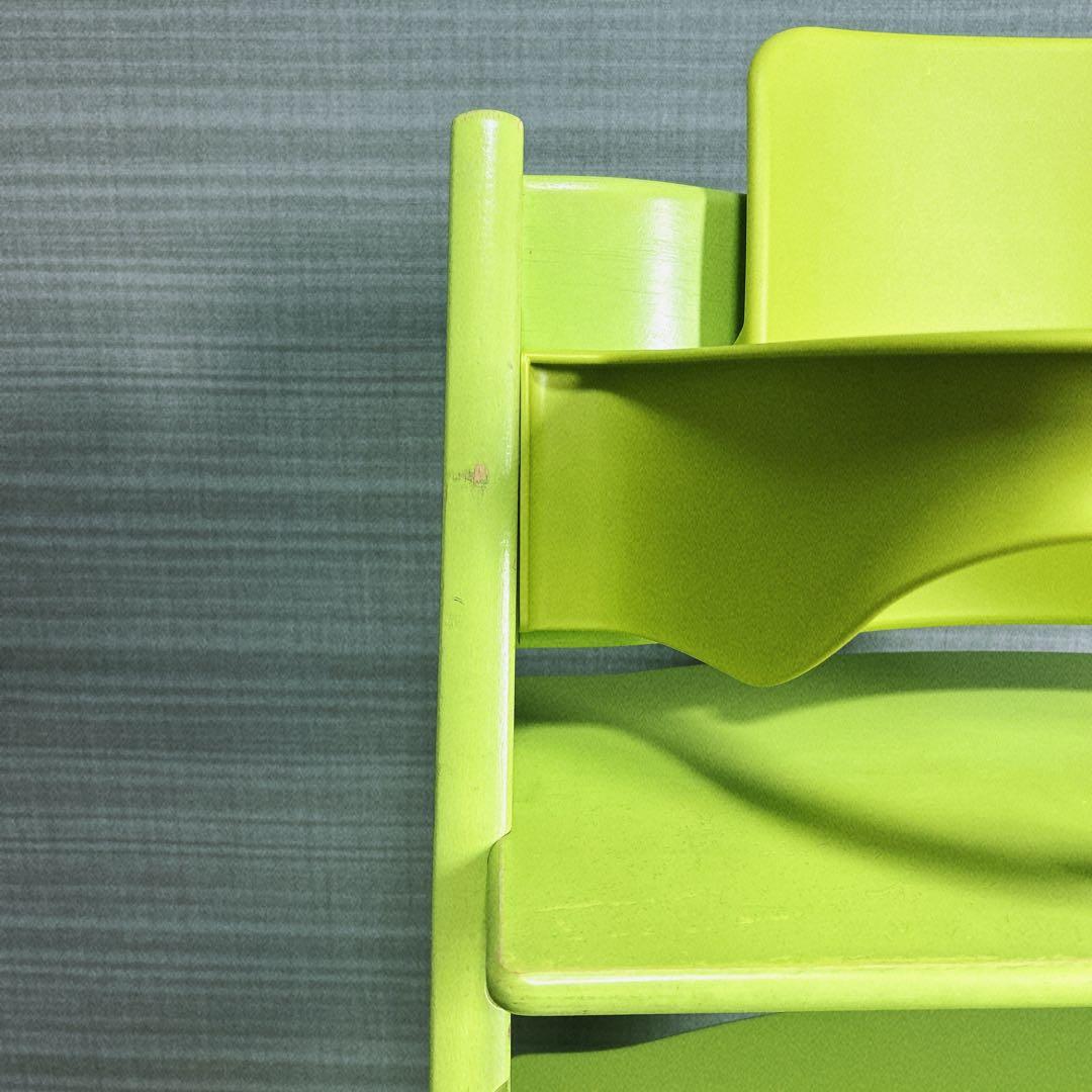 STOKKE トリップトラップ Green シリアルナンバー4 ベビーハイチェア