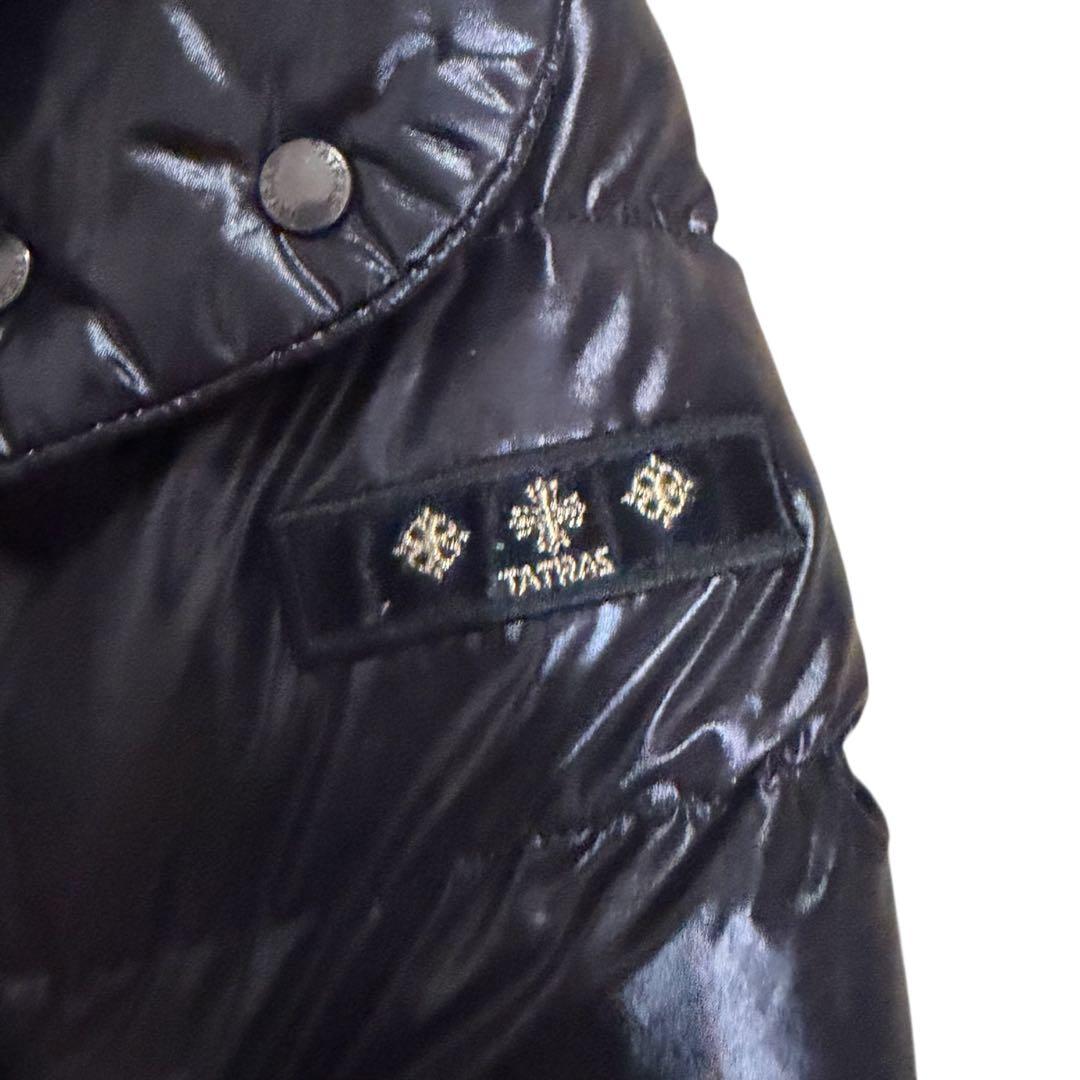 TATRAS タトラス フード ダウンジャケット ブラック レディース 光沢 黒