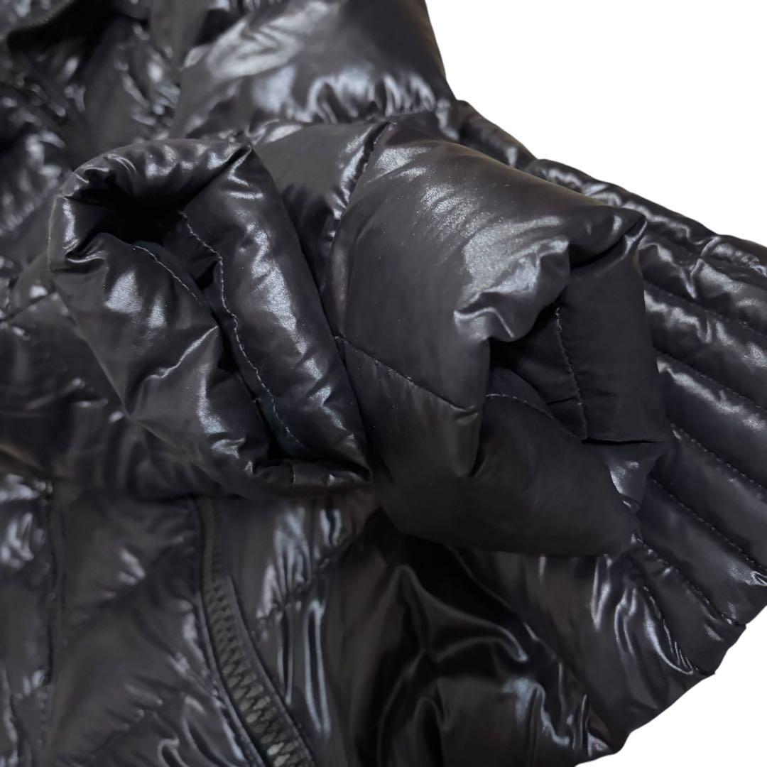 TATRAS タトラス フード ダウンジャケット ブラック レディース 光沢 黒