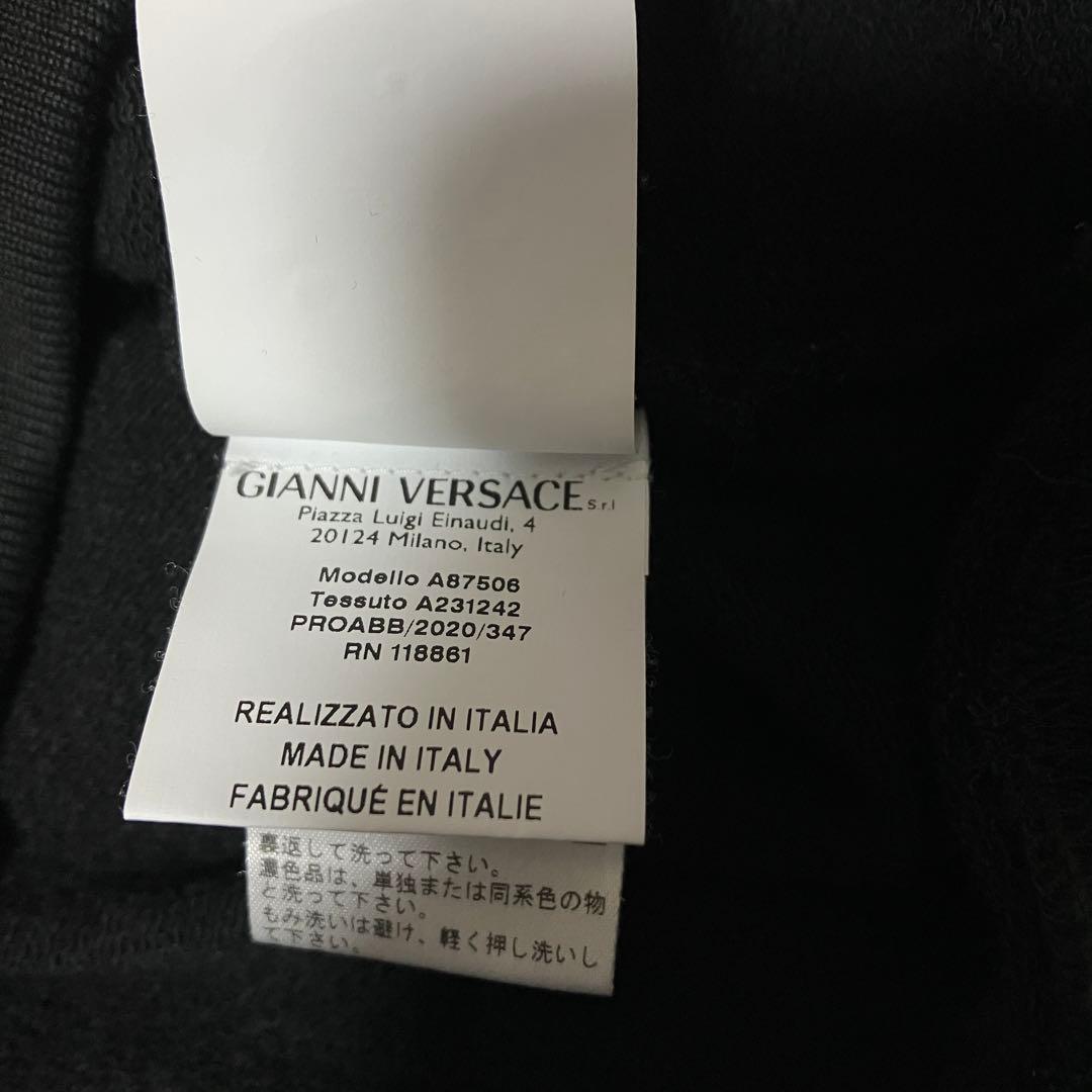 VERSACE　メデューサプリント　パーカー　ブラック　Lサイズ