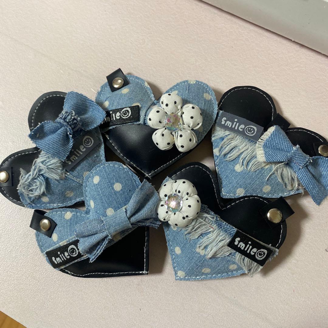 いちごパフェ★　デニムリメイクチャームお取り置き❶