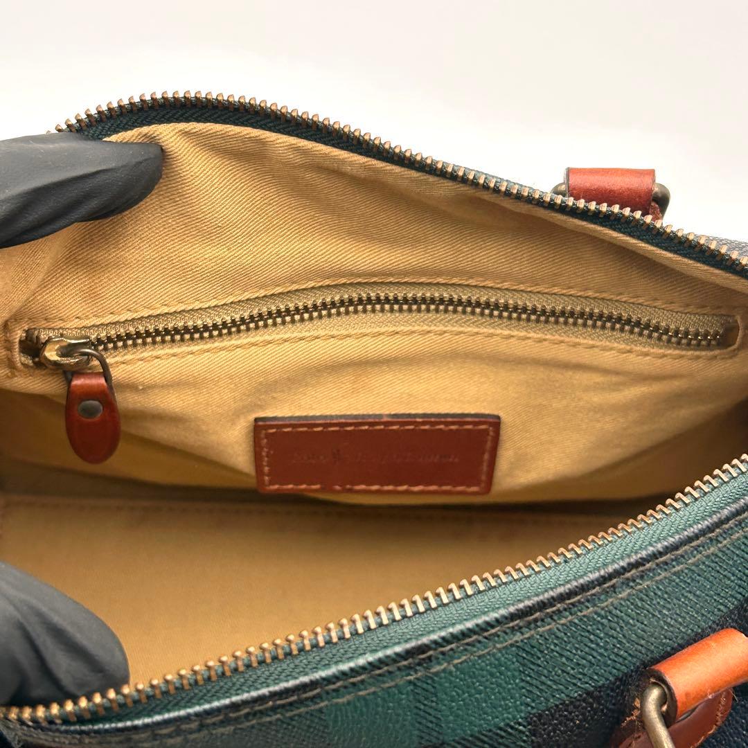 ✨極美品✨ ラルフローレン ボストンバッグ ミニ レザー PVC 希少