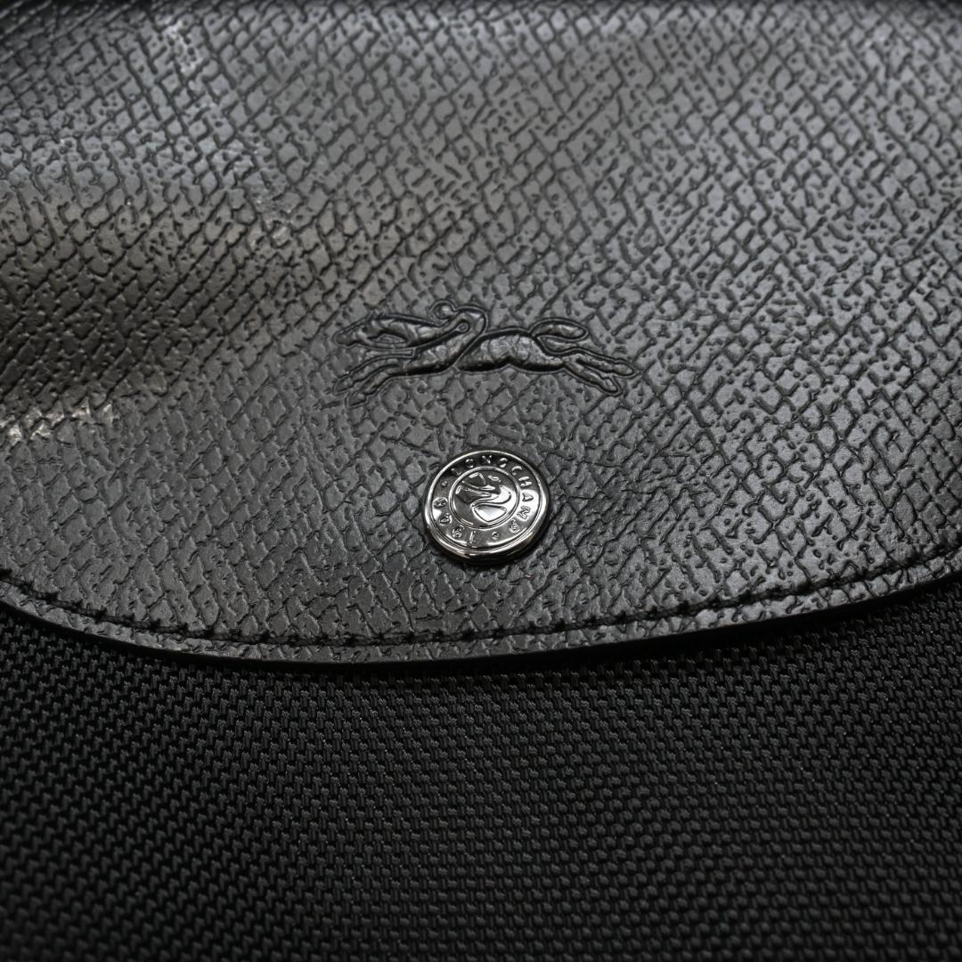 47577★年 ロンシャン ボストンバッグ ルプリアージュ ブラック