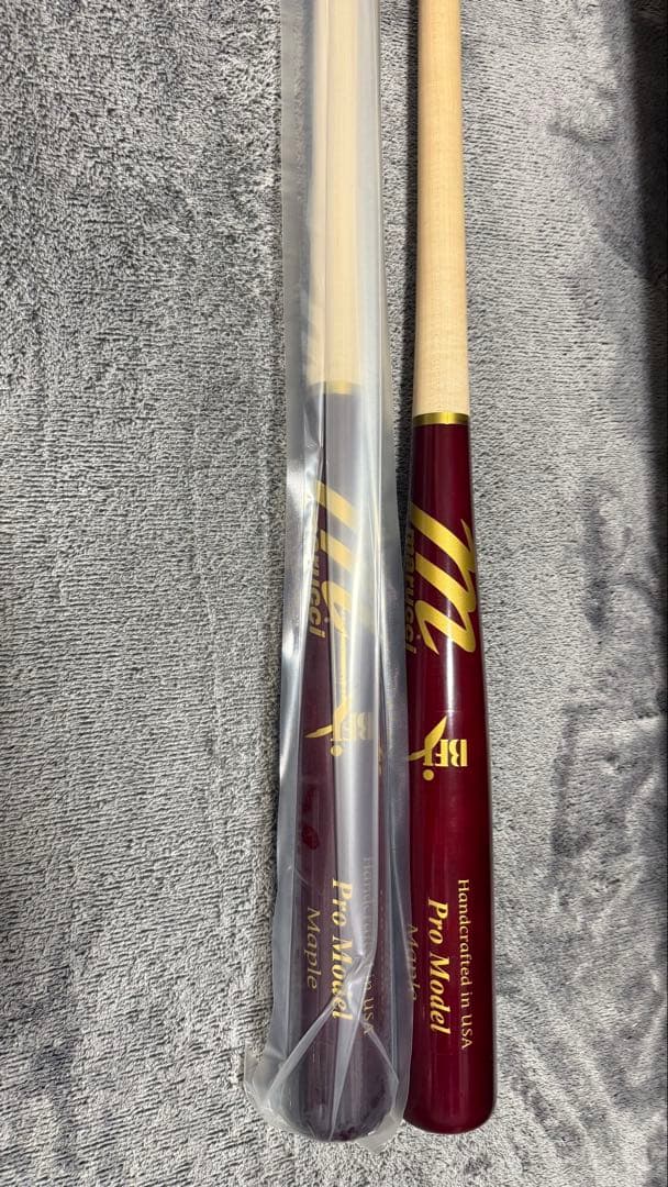 【値引きしました】 マルーチ 硬式木製バット 2本セット