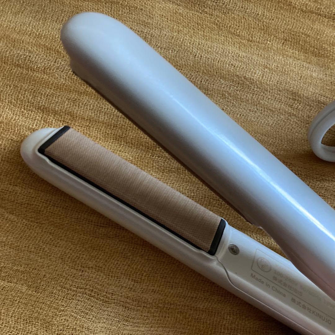 KINUJO ミニストレートヘアアイロン ホワイト