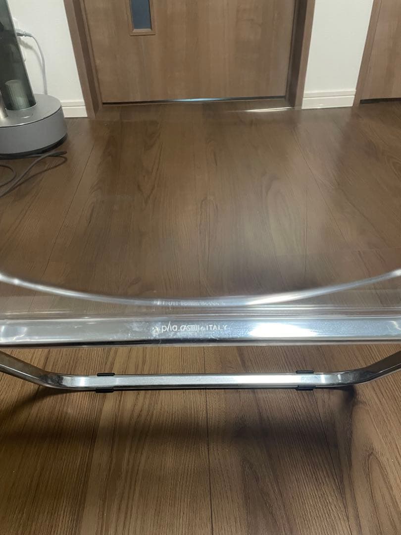 ジャンカルロ・ピレッティ Plia チェア クローム x クリア