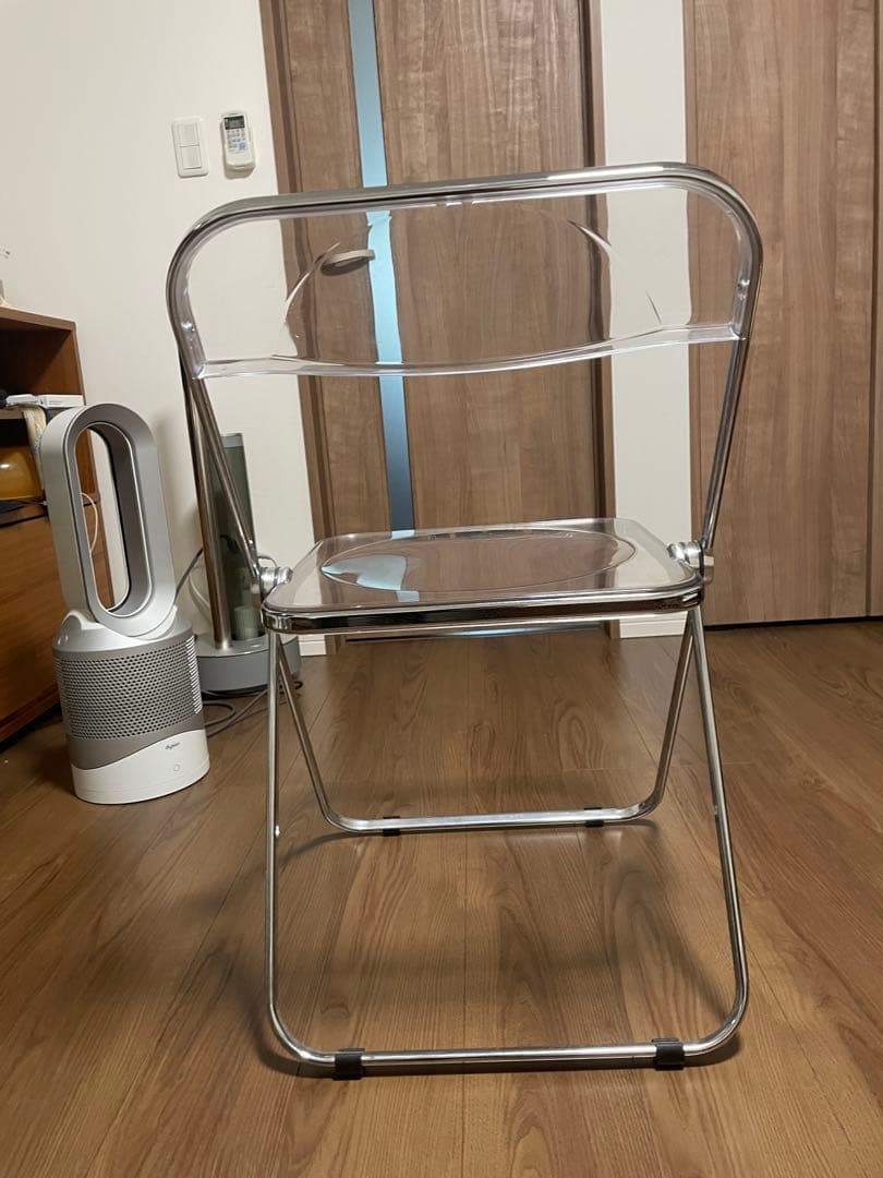 ジャンカルロ・ピレッティ Plia チェア クローム x クリア