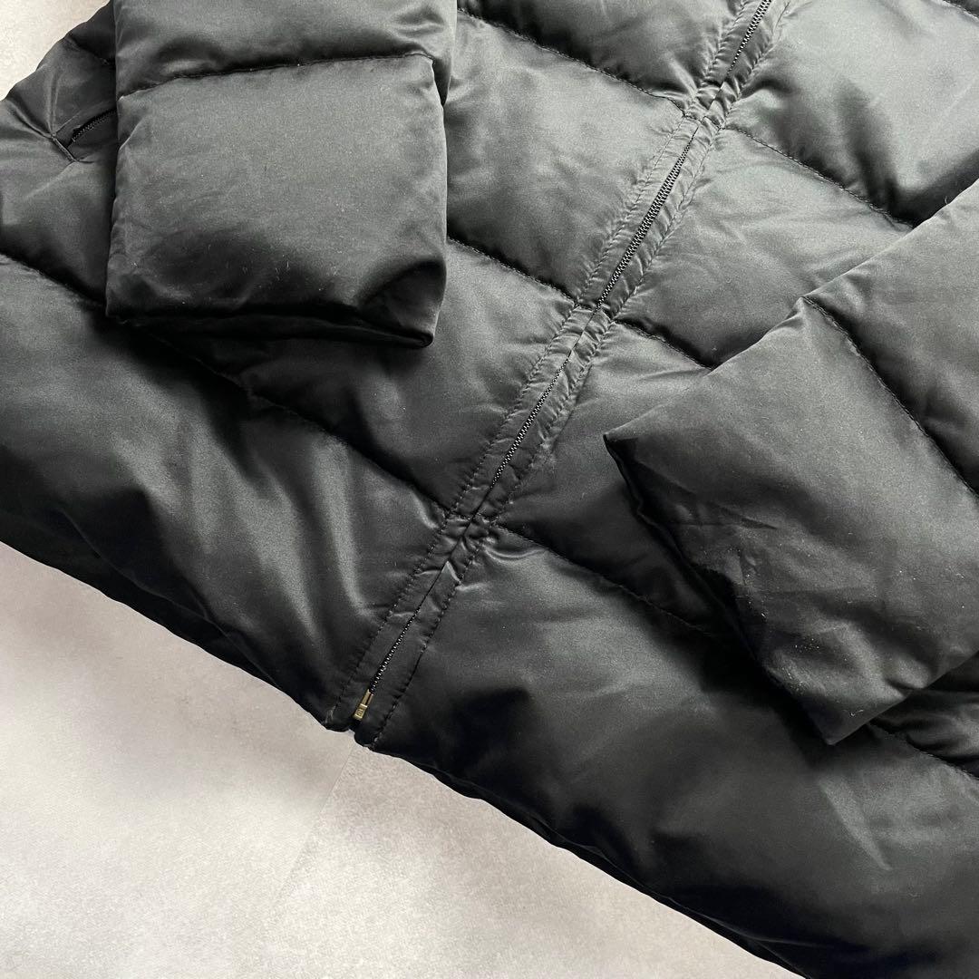 大きいサイズ✨モンクレール ダウンジャケット　Lサイズ相当 黒 茶タグ 高級感