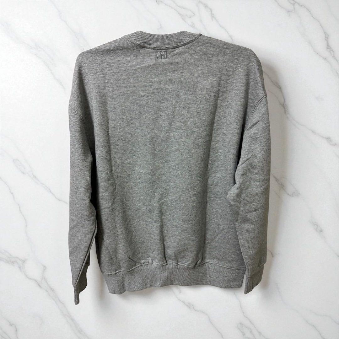 アミパリス スウェット トレーナー グレーユニセックスSサイズ