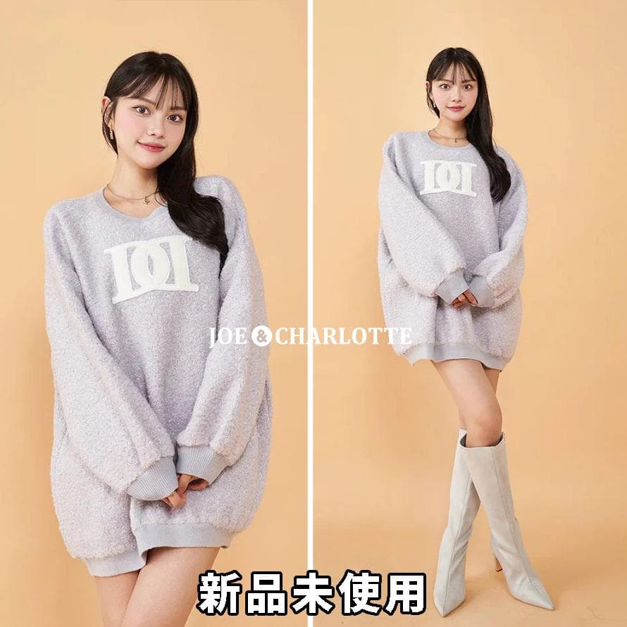 ダーリッチ darich アップリケブークレトップス ミニワンピース PUR