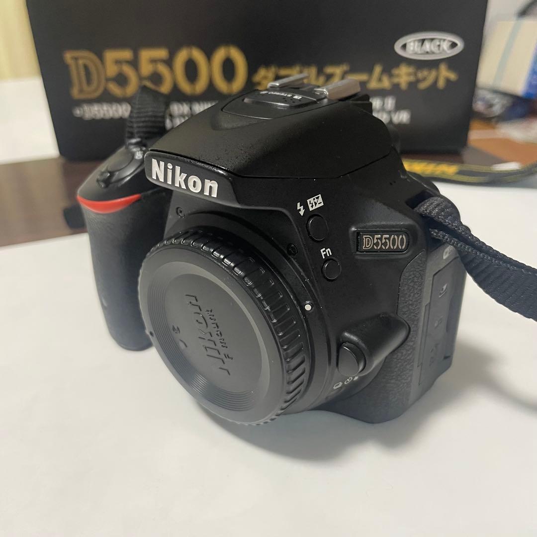 【保証有り】Nikon デジタル一眼レフカメラ D5500 ダブルズームキット