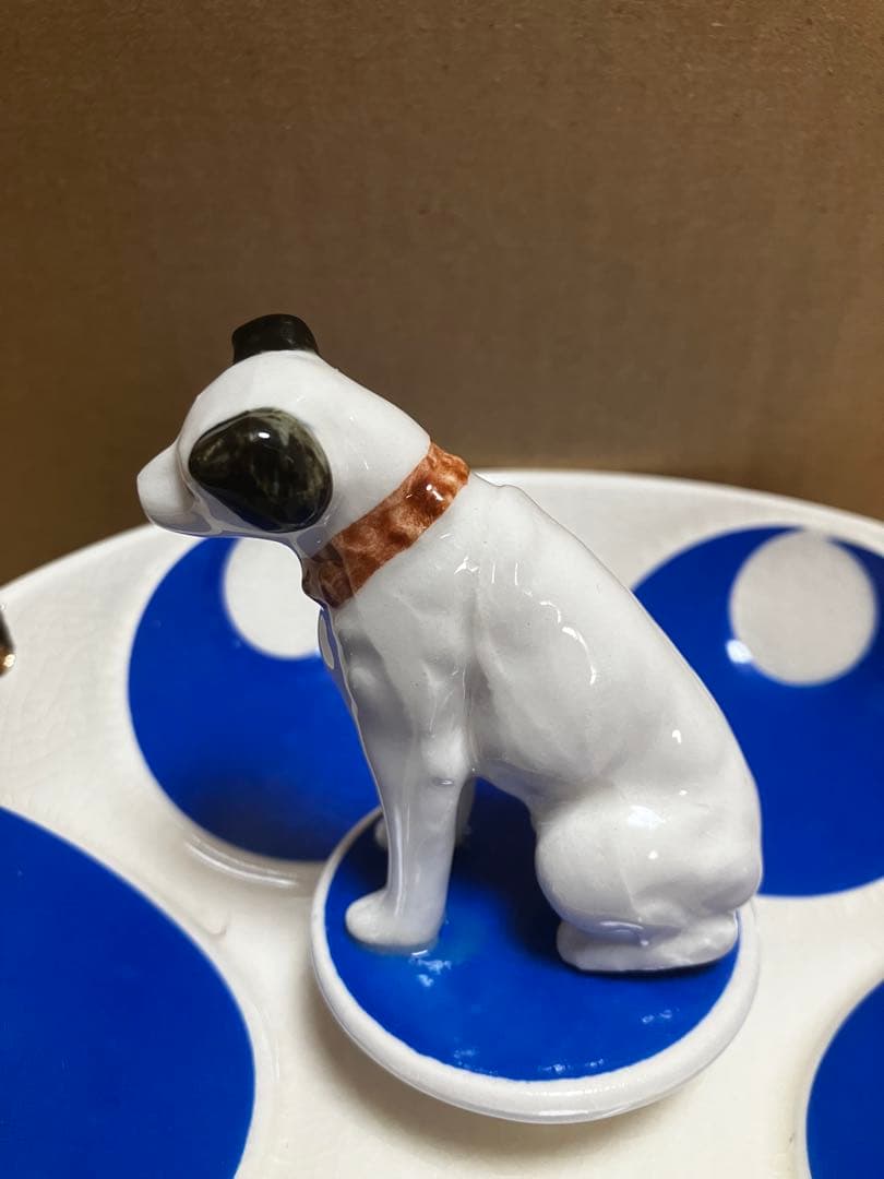 万博ビクター犬ニッパー犬置物EXPO'70灰皿昭和レトロ万国博覧会開催小物入れ