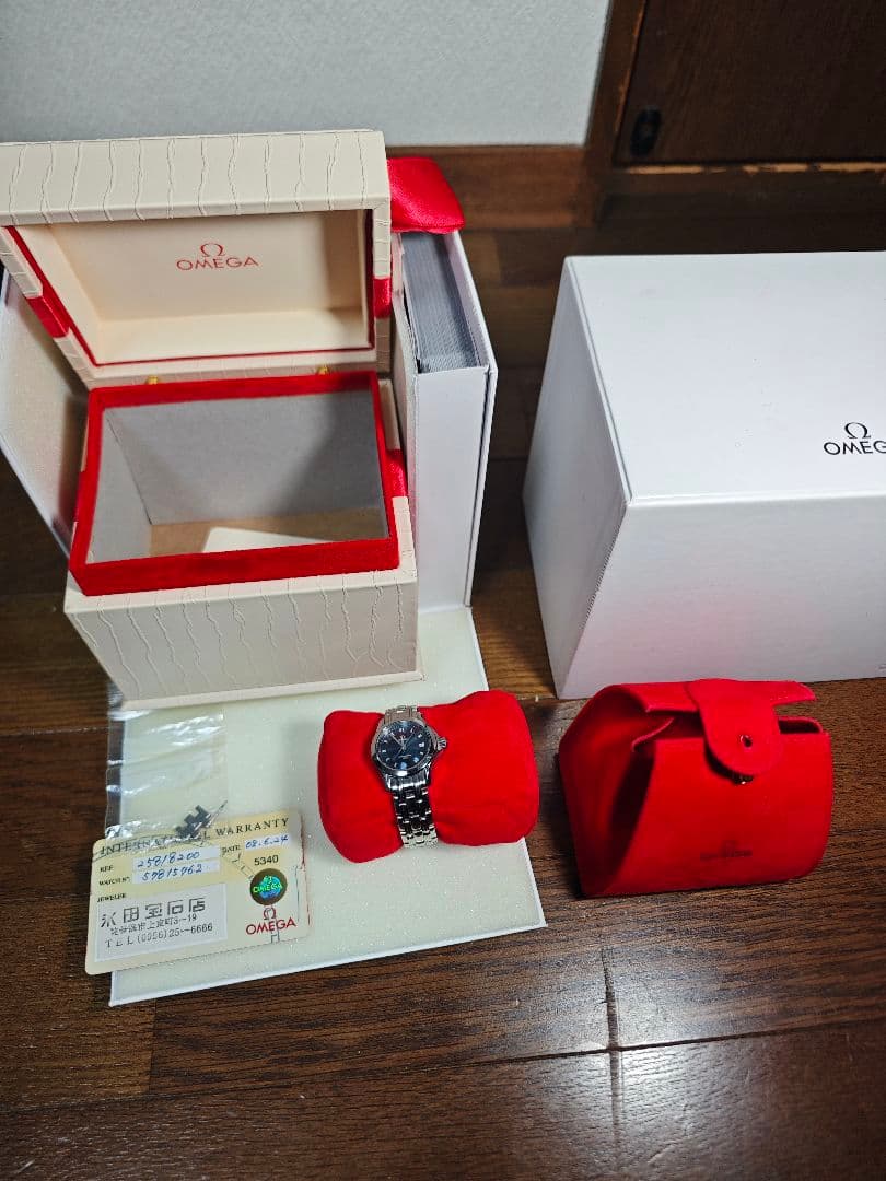 OMEGA シーマスター120m　レディース 付属品付き