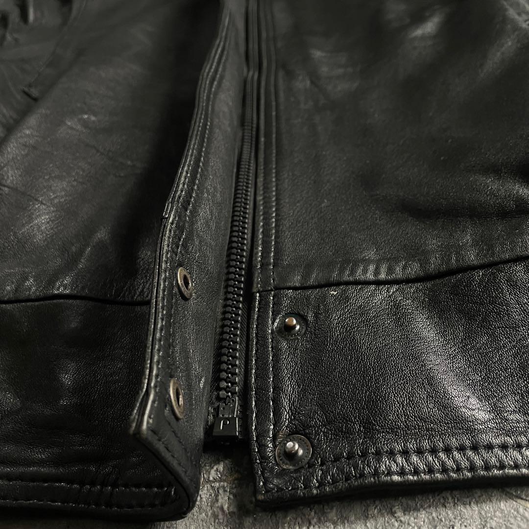 A-2“paris diffusion“本革“短丈“bomber jacket