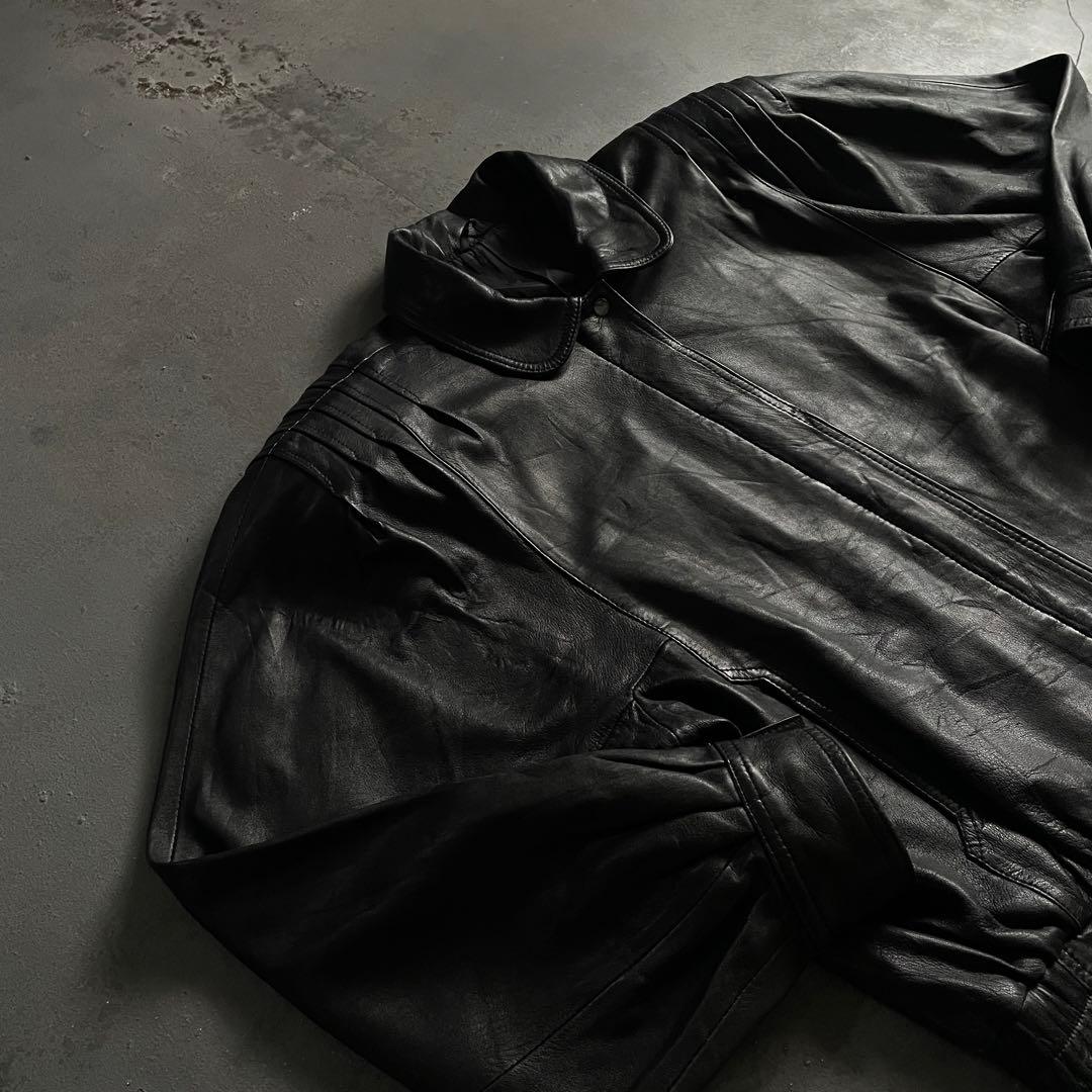 A-2“paris diffusion“本革“短丈“bomber jacket