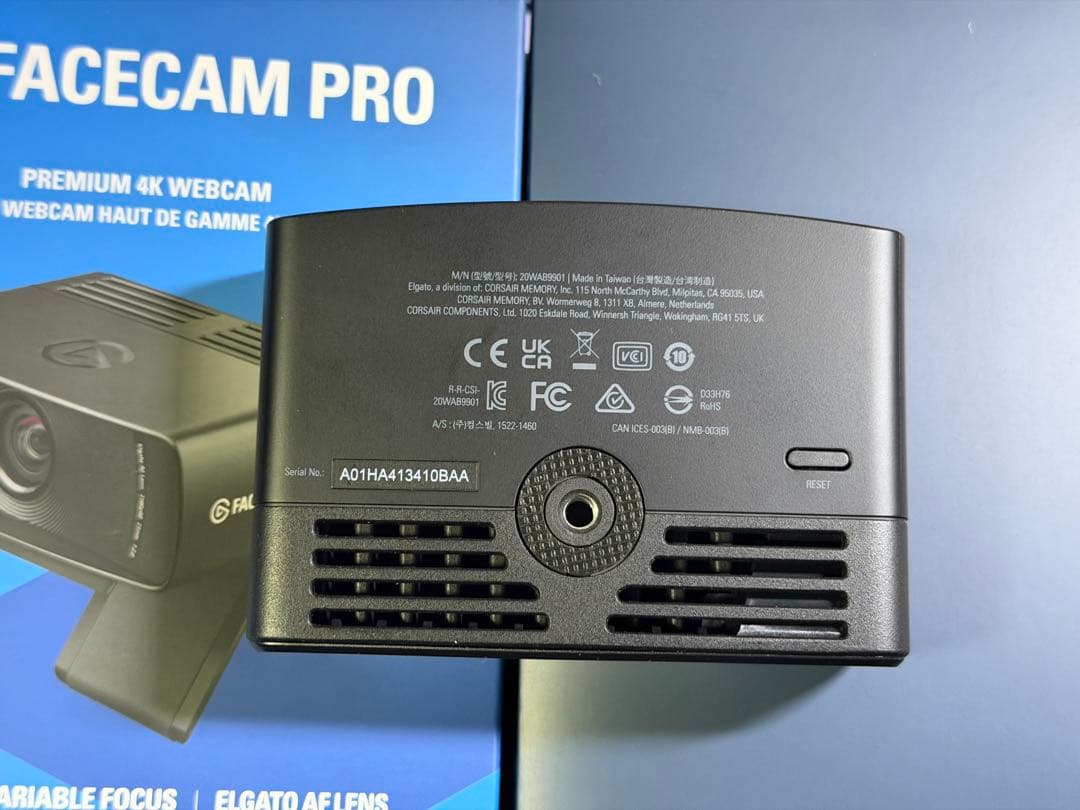 Elgato FACE CAM PRO (4Kウェブカメラ)