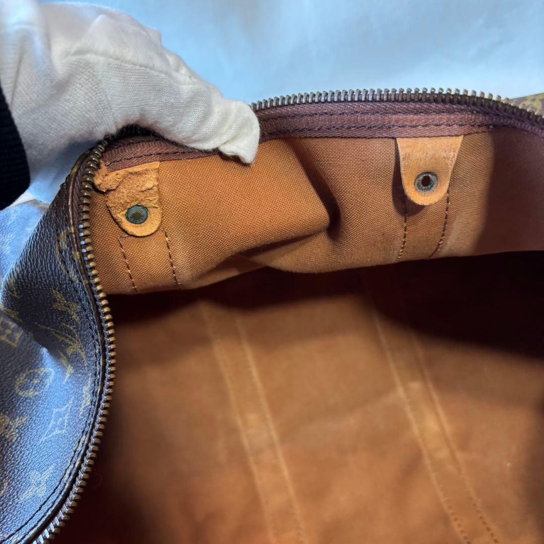 【希少✨】ルイヴィトン　ボストンバッグ　キーポル50レザー　モノグラム