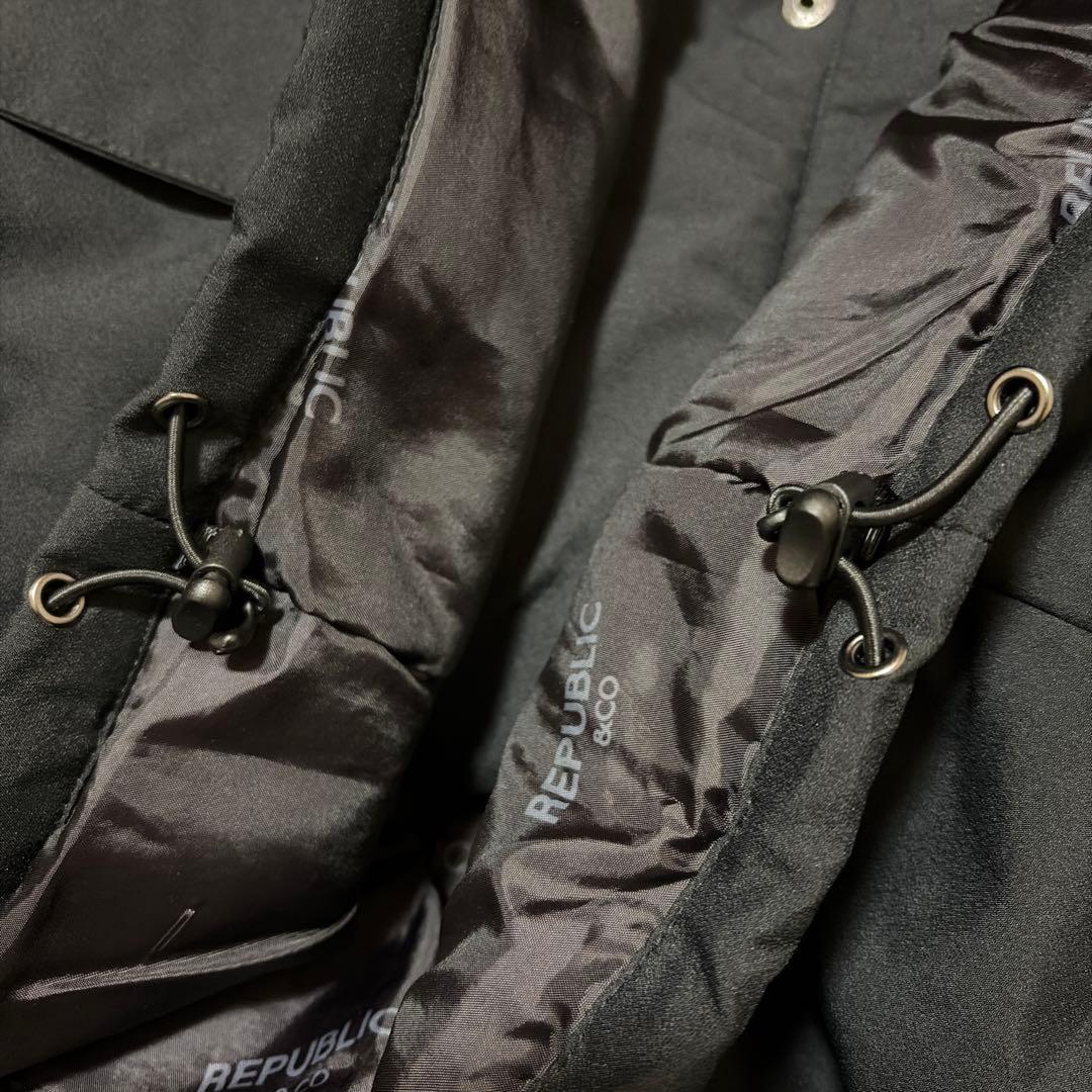 スノーボード REPUBLIC&CO NAUGHTY MOUNTAIN PARKA Black