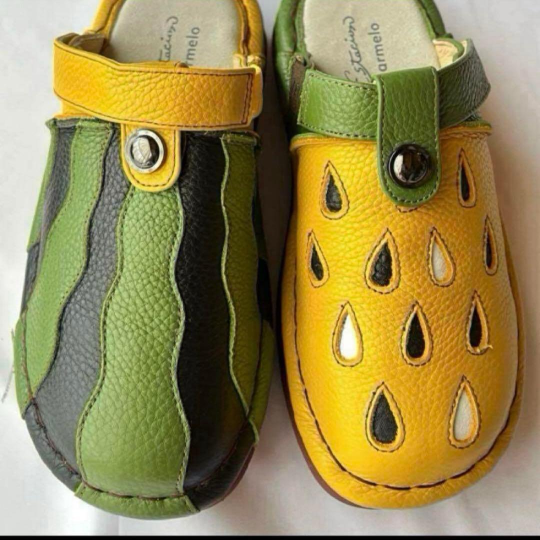 【新品】Estacion エスタシオン サボサンダル レザー 本革シューズ 靴