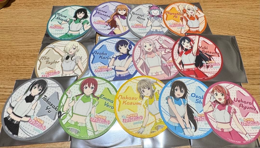 【新品】ラブライブ 虹ヶ咲学園スクールアイドル同好会京都 コースター 全13種類