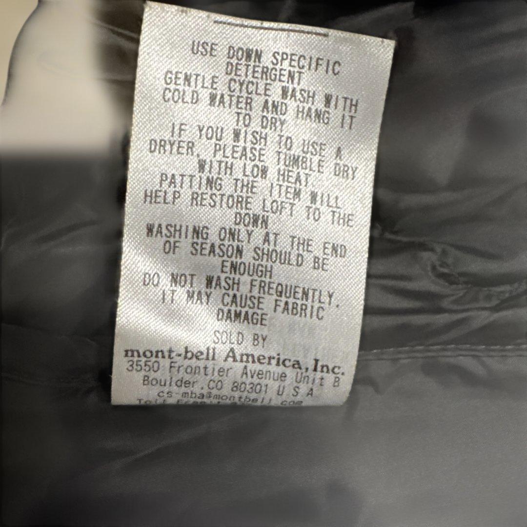 mont-bell ライトアルパインダウンベスト レディース　黒 M