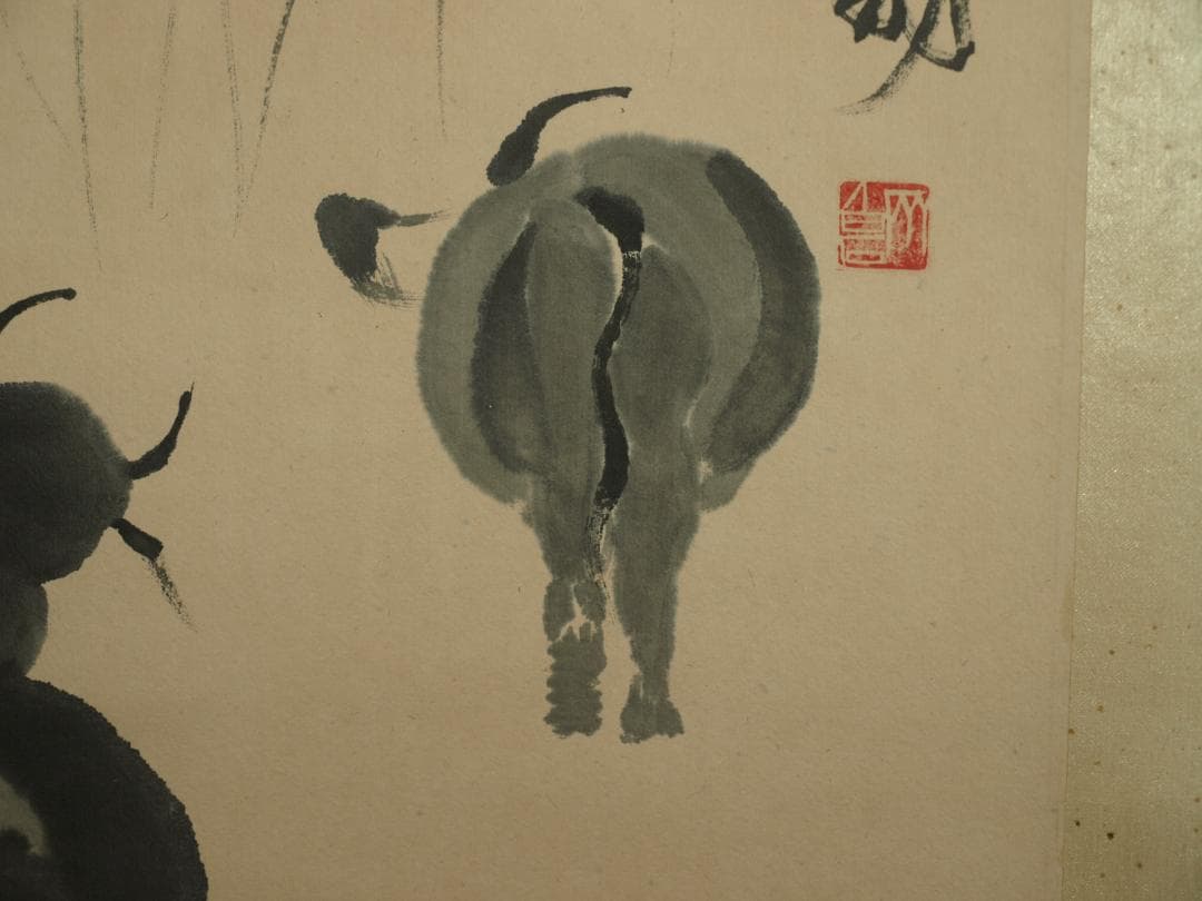 中国明時代の掛軸　激安骨董品　肉筆保証　博物館保管品古美術 BD188A10-3