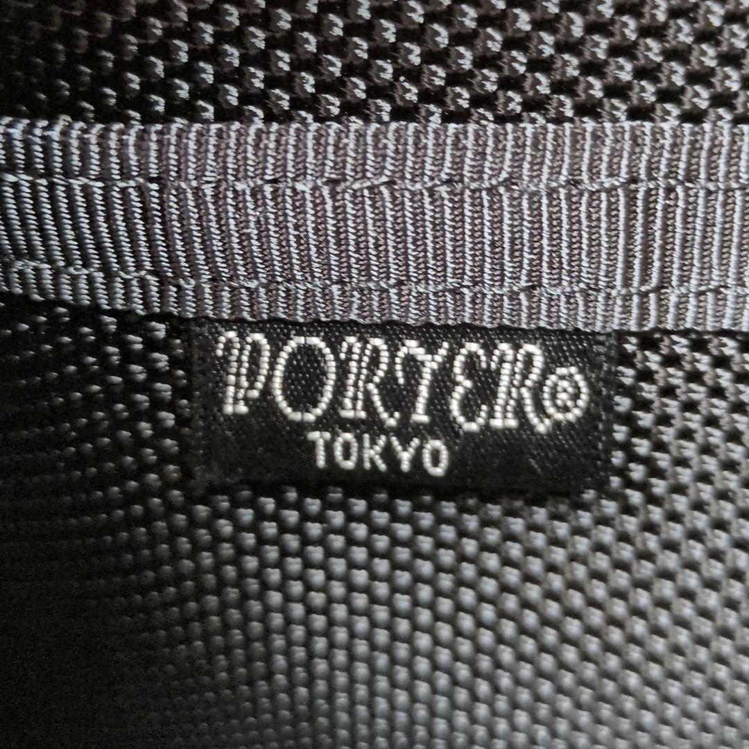 【超美品】PORTER　HEAT　ウエストバッグ　S　黒　マグライト付き　人気