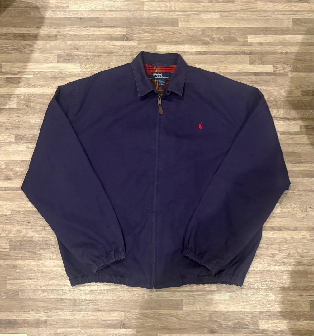 90s Polo Ralph Lauren スウィングトップLネイビー