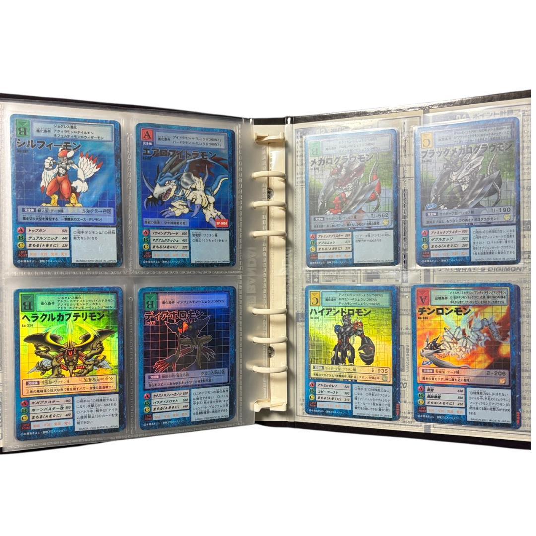 旧デジモンカード デジモン 当時物 約350枚 バインダー付き まとめ売り 特典