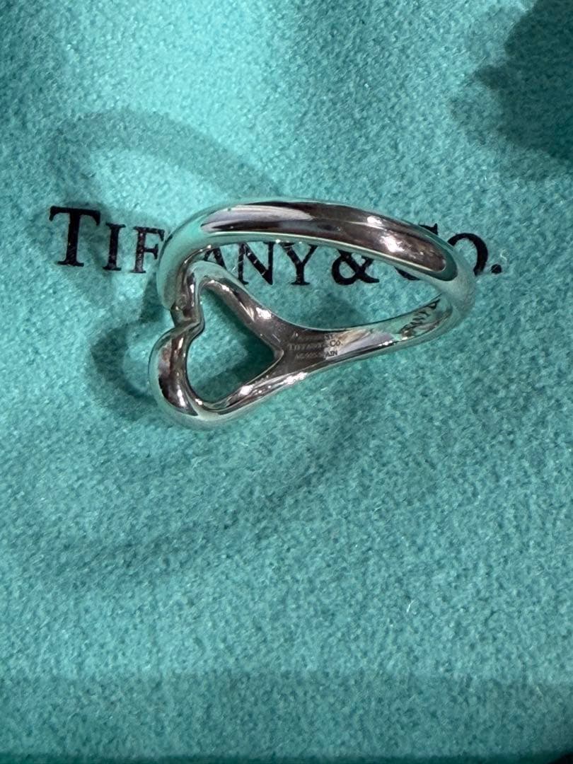 Tiffany&Co. ティファニー　オープンハート　リング　シルバー　指輪
