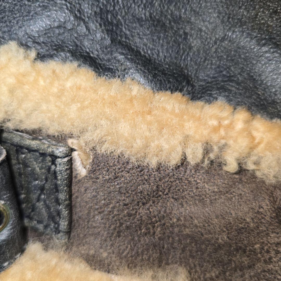 レア　AVIREX　B3　ボンバージャケット　ムートン　ヴィンテージ加工　XL