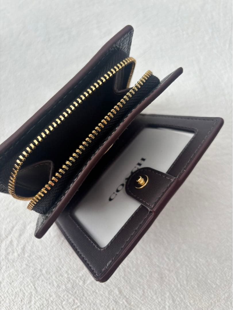 コーチ 財布 レディース 二つ折り財布 アウトレット レザー