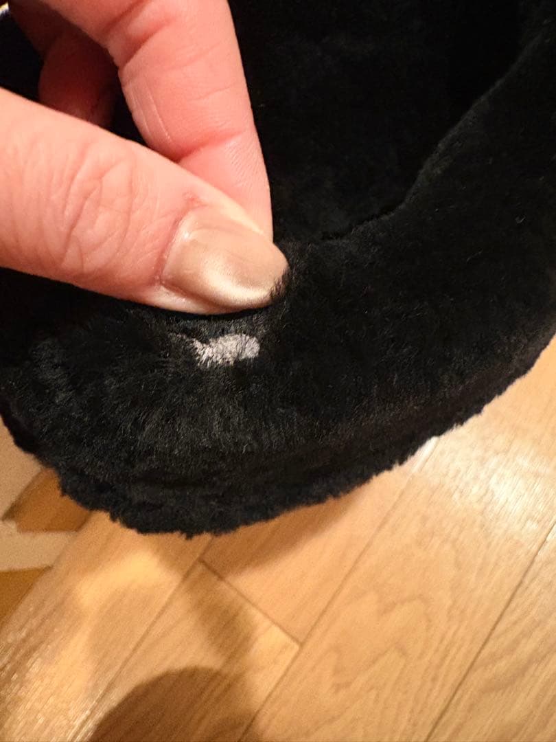 【中古】フェラガモ ロングムートンブーツ スエード 2way サイズ7ハーフ