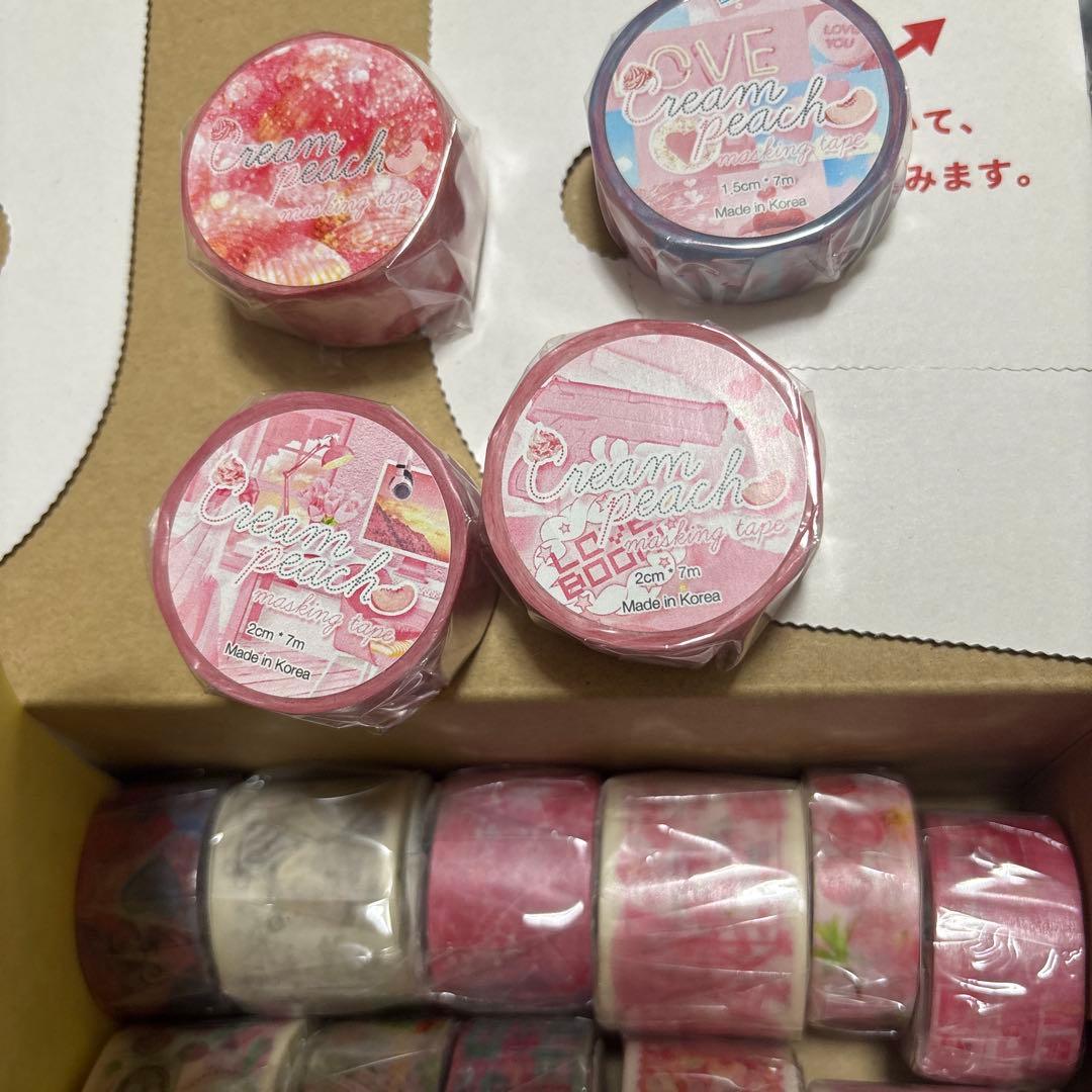 KONG 、CreamPeach マスキングテープ 複数巻