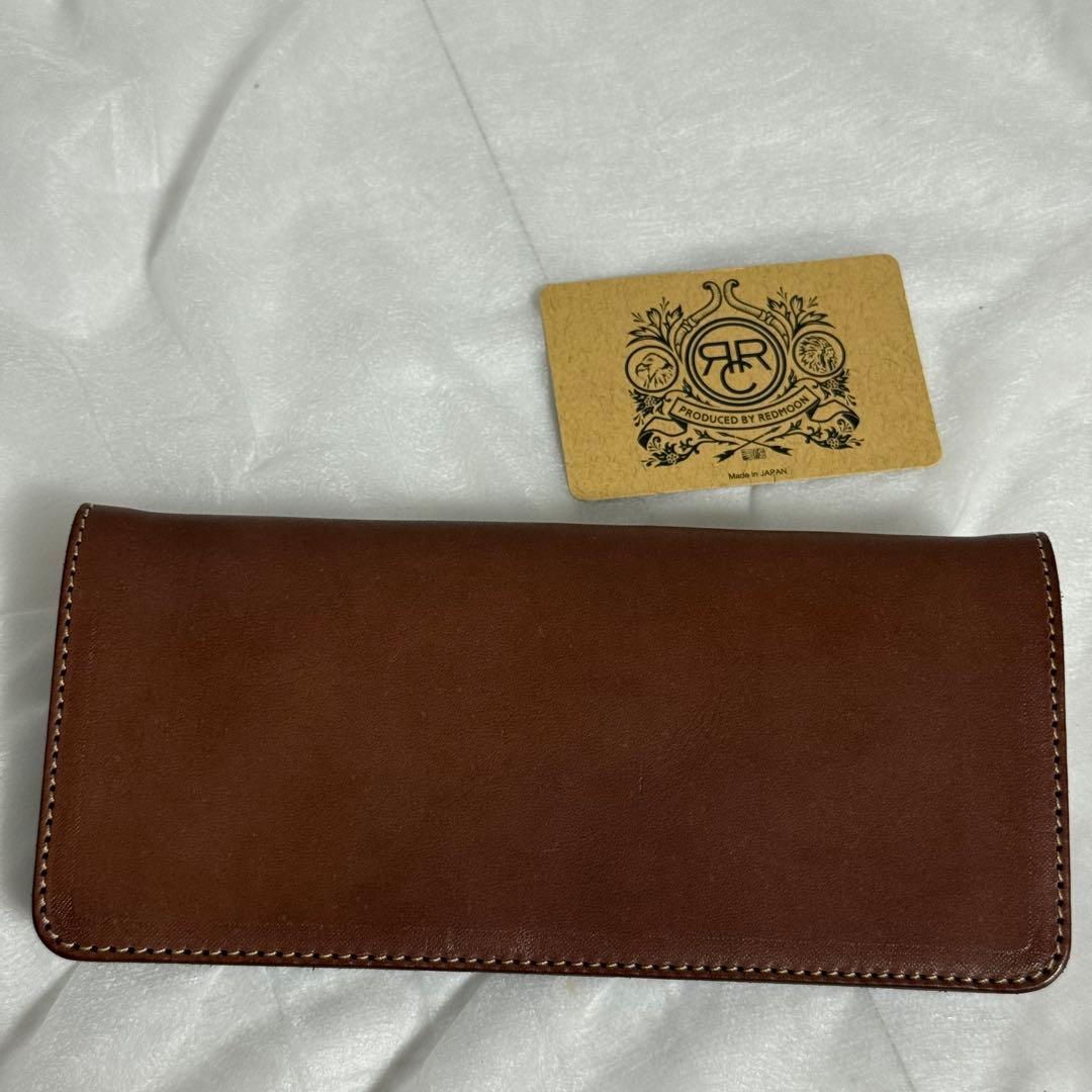 ⭐️未使用⭐️レッドムーン　二つ折り財布　ブラウン　レザー　長財布