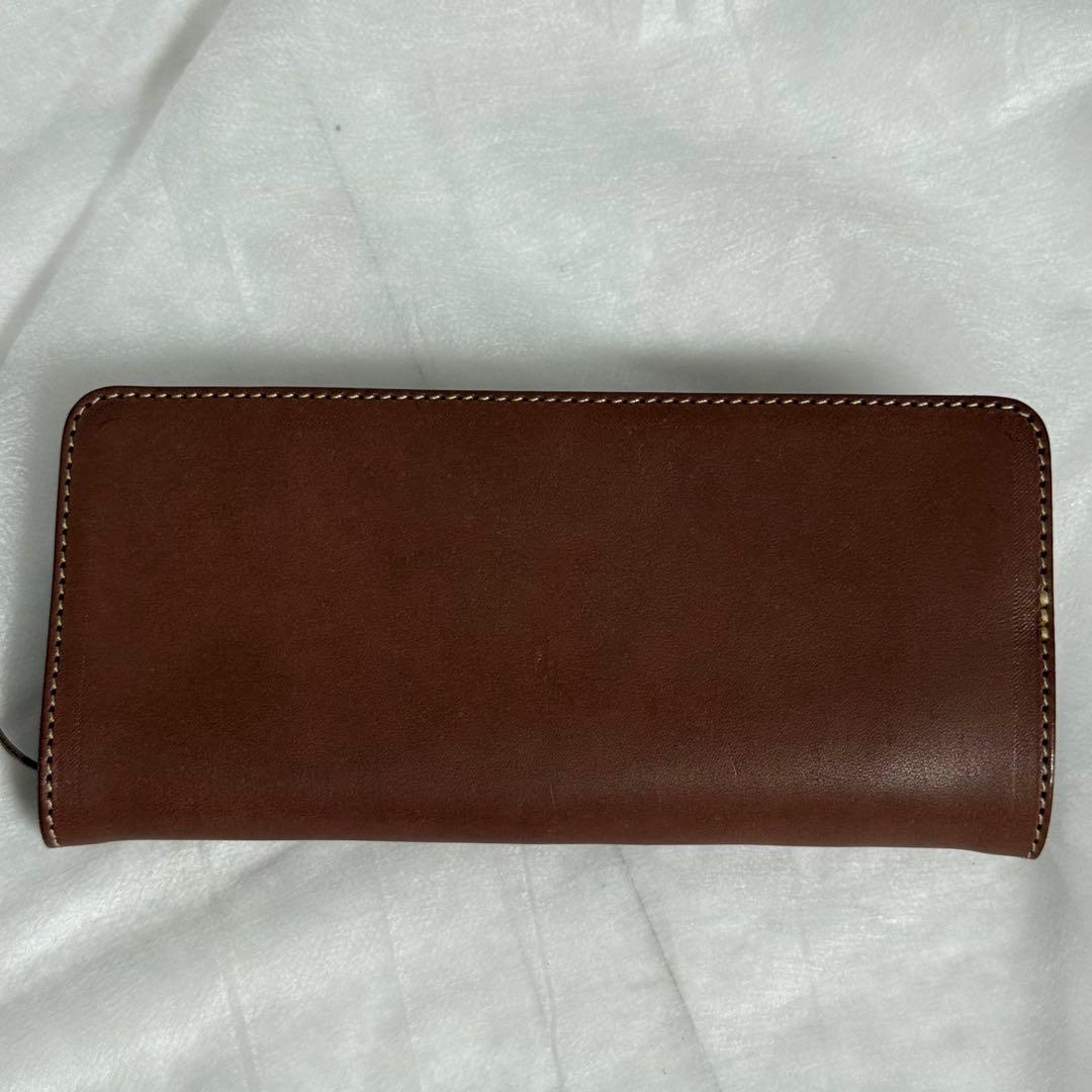 ⭐️未使用⭐️レッドムーン　二つ折り財布　ブラウン　レザー　長財布