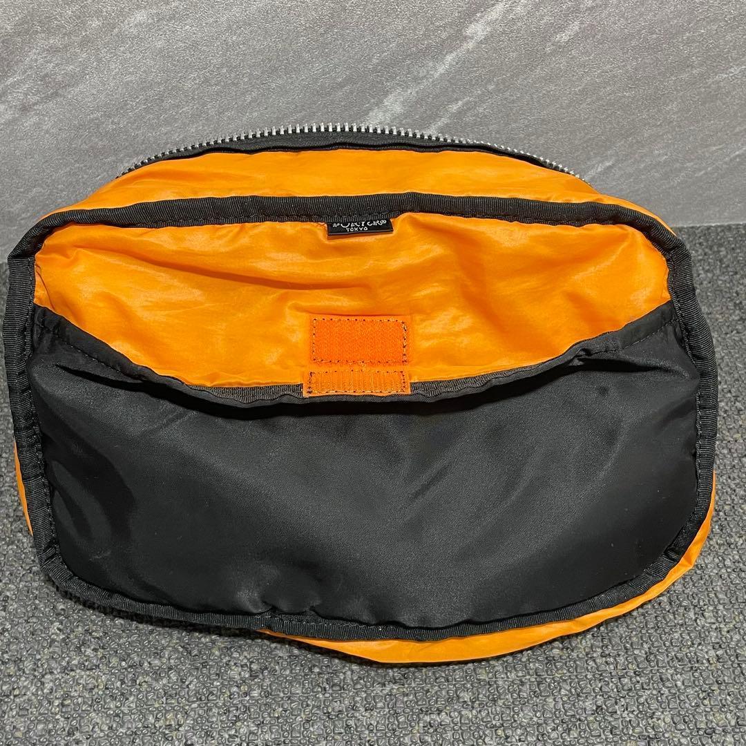 極美品✨ PORTER タンカー ボディバッグウエストバック 黒 ヒップバッグ