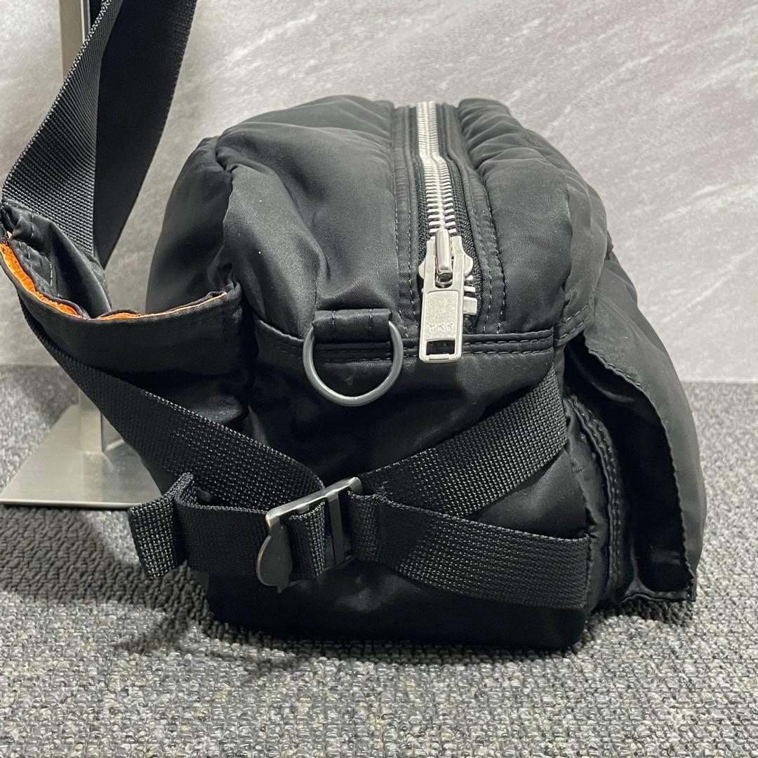 極美品✨ PORTER タンカー ボディバッグウエストバック 黒 ヒップバッグ