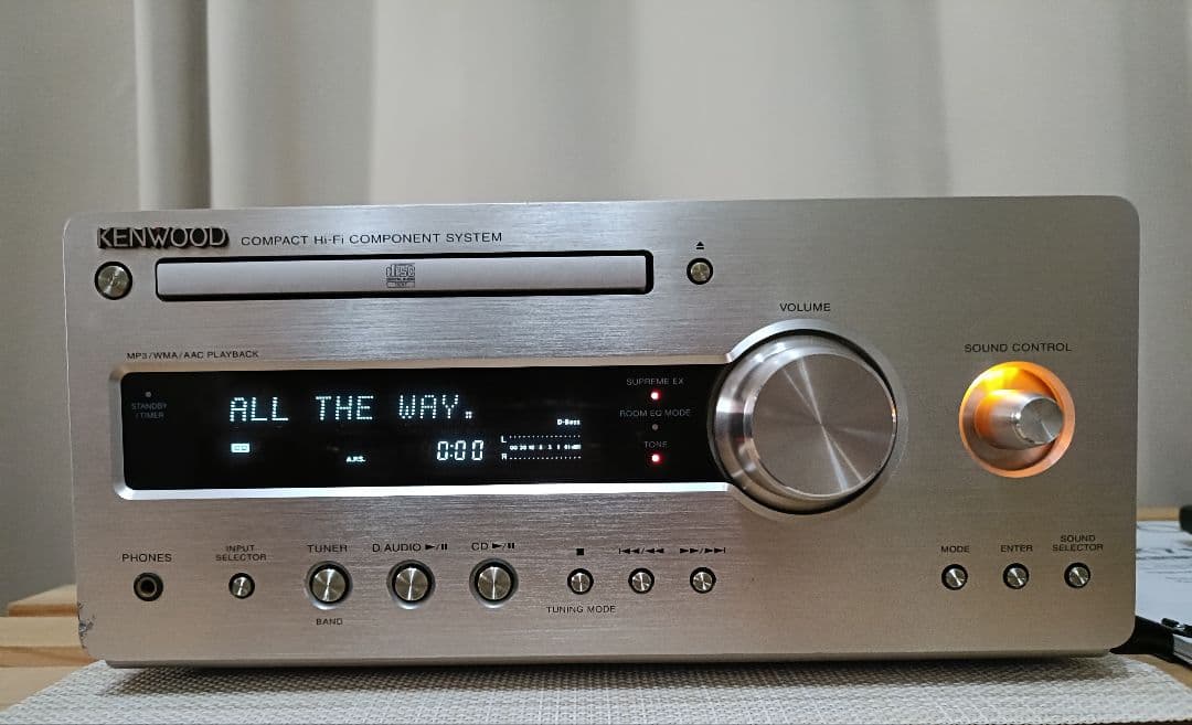 KENWOOD R-K711 CDレシーバー　 純正リモコン、取説付属　完動品