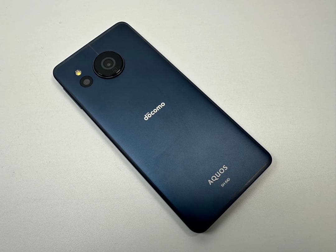 Aquos sense8 sh-54d docomo コバルトブラック