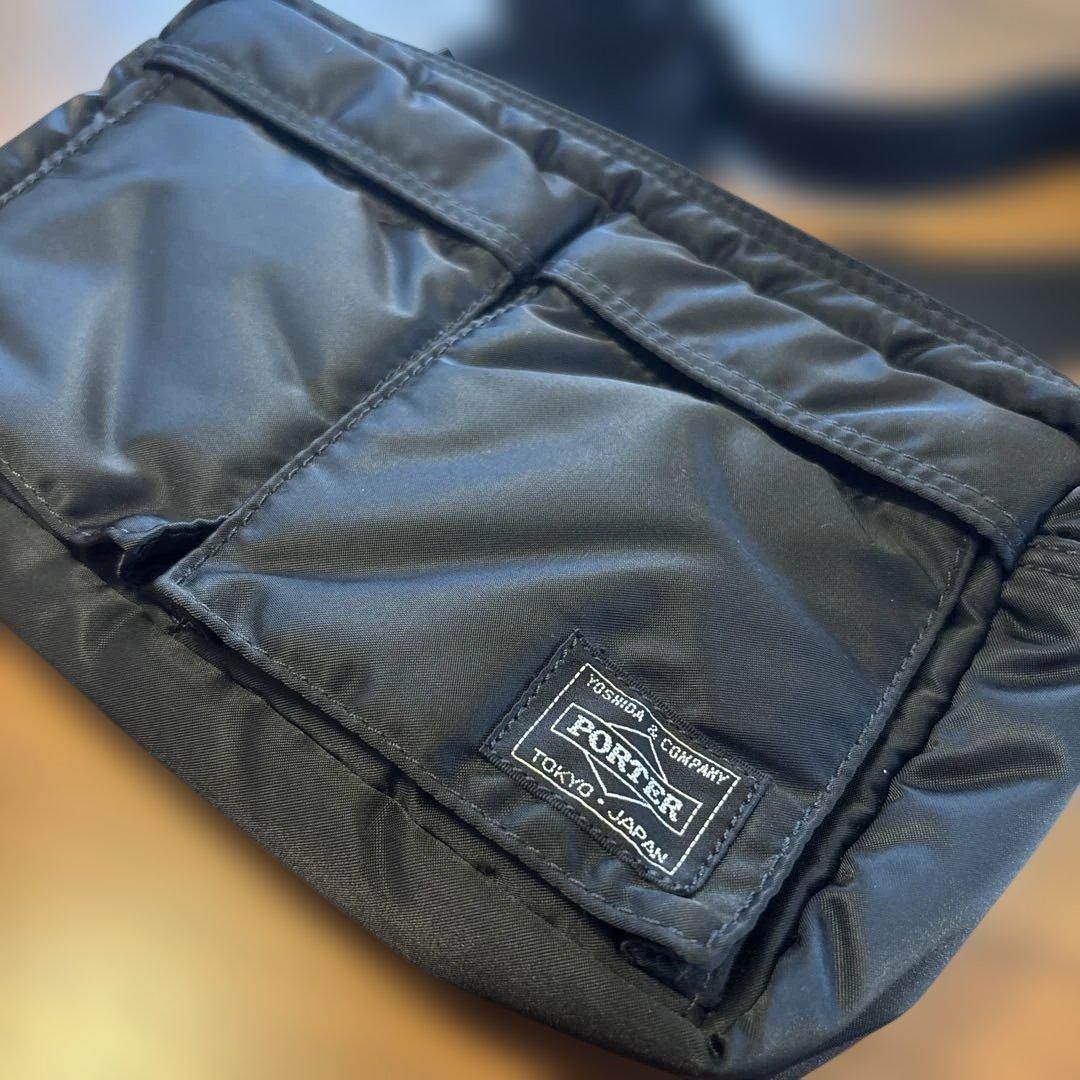 PORTER ポーター タンカー ウエストバッグ　ブラック