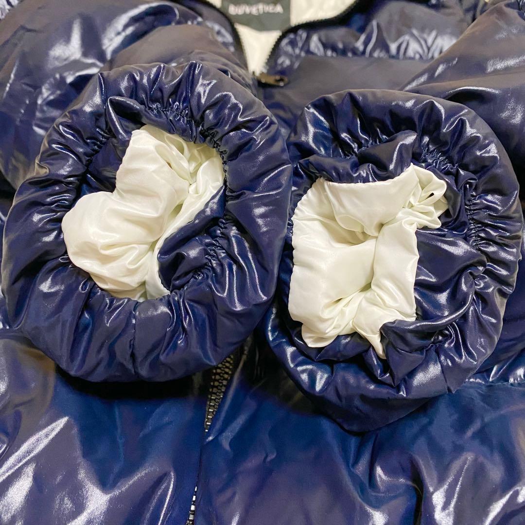 美品✨現行 DUVETICA THIA ダウンジャケット ネイビー 40 黒タグ