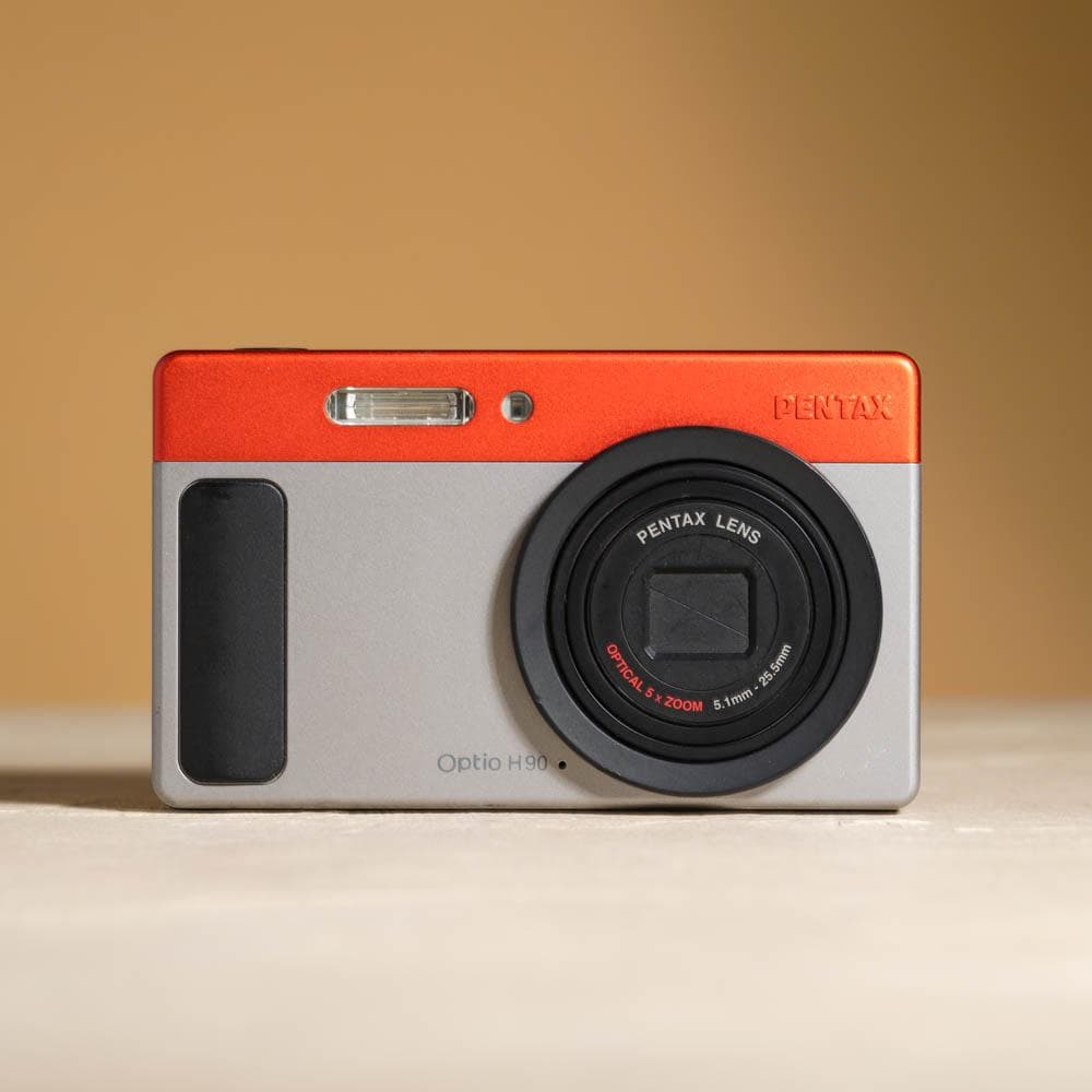 【可愛いすぎるコンデジ】PENTAX optio H90 オレンジ×シルバー